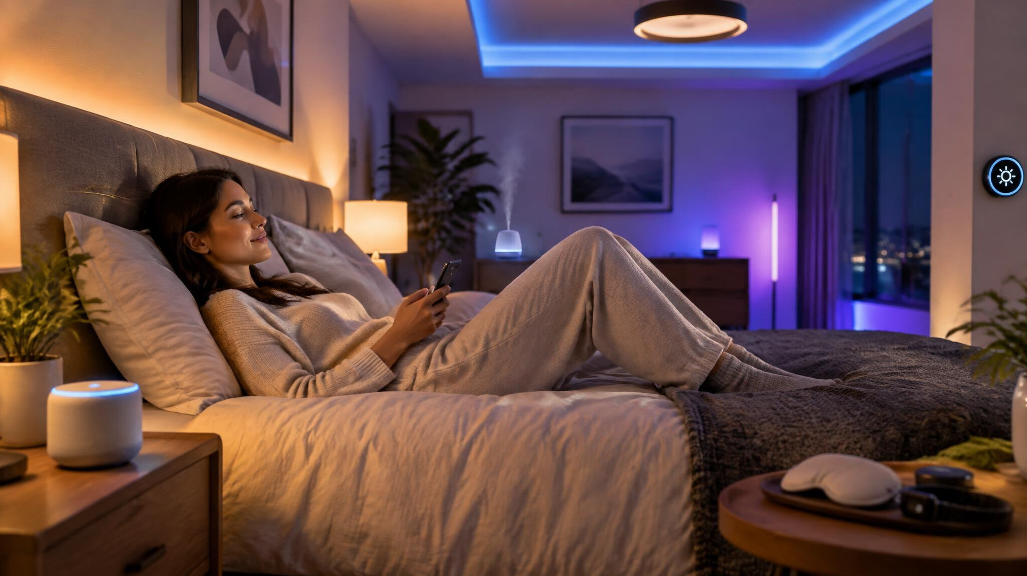 smart lighting setup