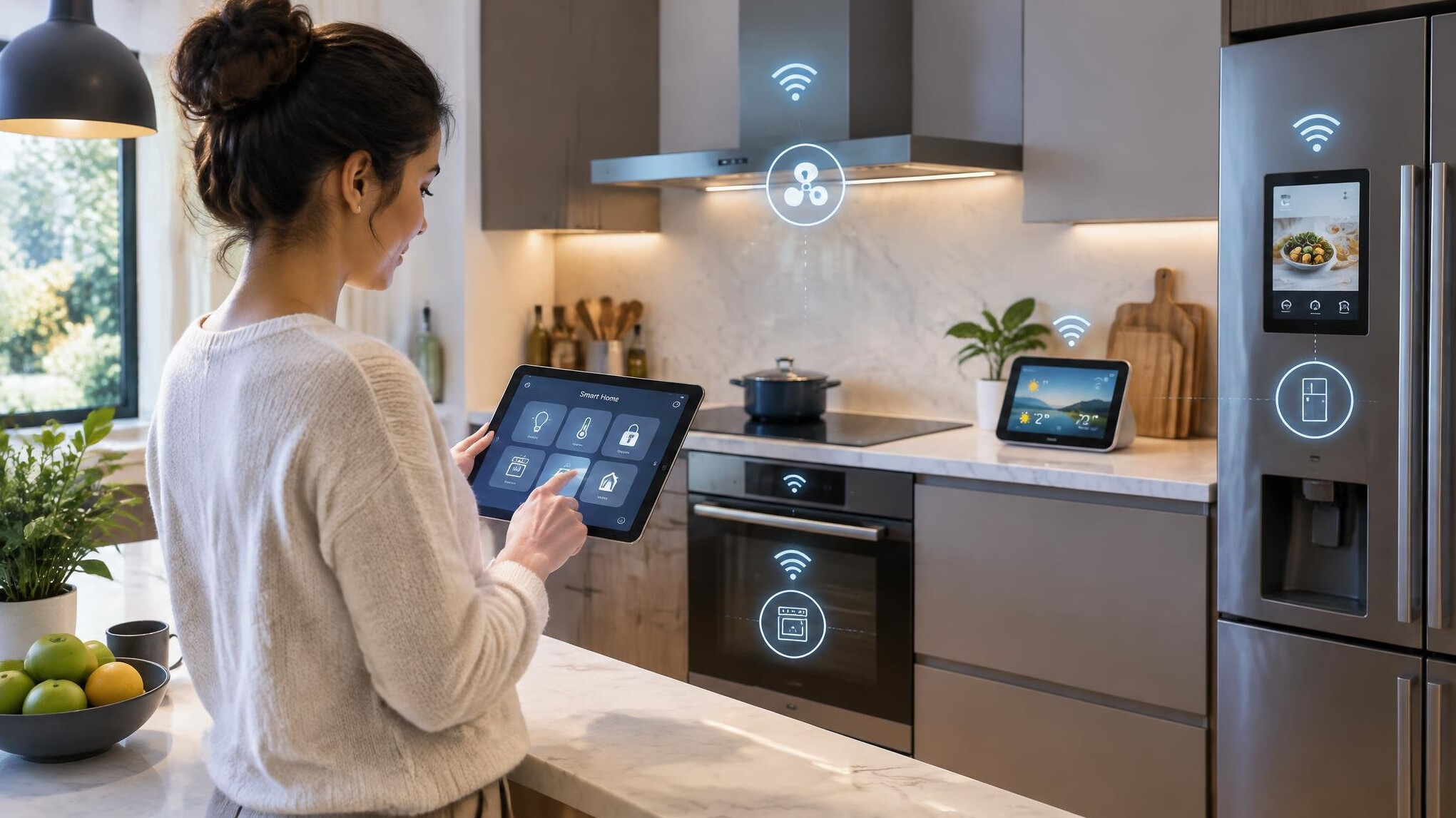 person using smart device